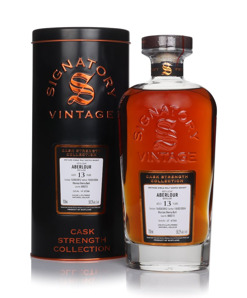 Aberlour 13 Year Old 2012 (cask 800272) - Cask Strength Collection (Signatory) 70cl 70 cl / 58.2% ABV