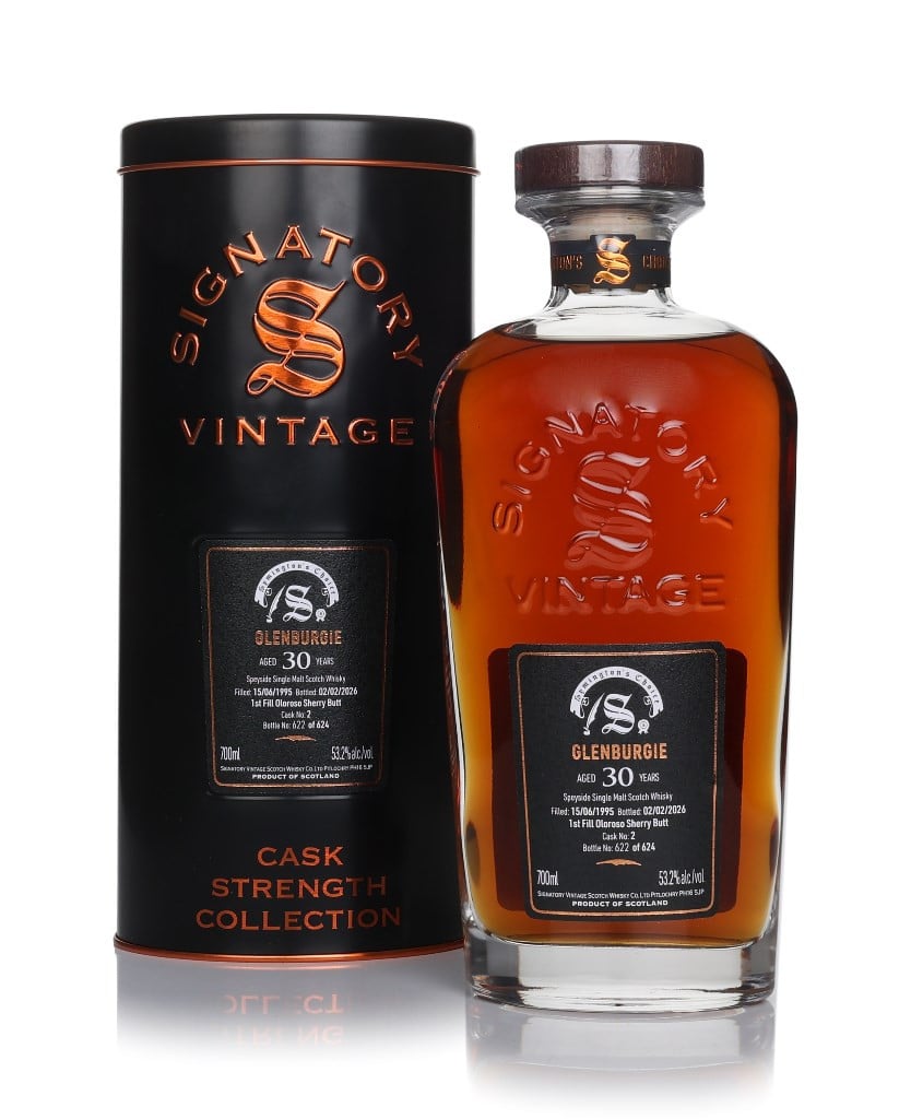 Price Drop Glenburgie 30 Year Old 1995 (cask 2) - Cask Strength Collection (Signatory) 70cl 70 cl / 53.2% ABV