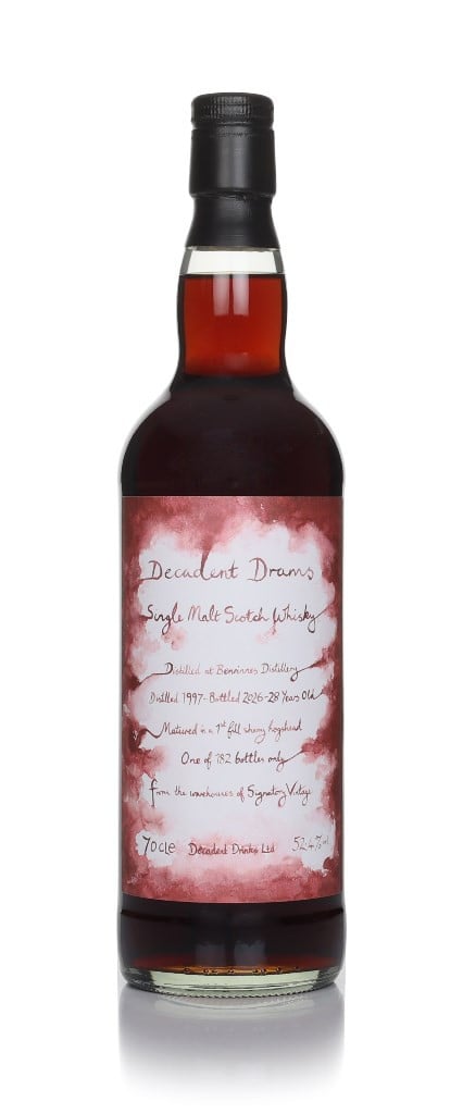 Price Drop Benrinnes 28 Year Old 1997 - Decadent Drams (Decadent Drinks) 70cl 70 cl / 52.4% ABV