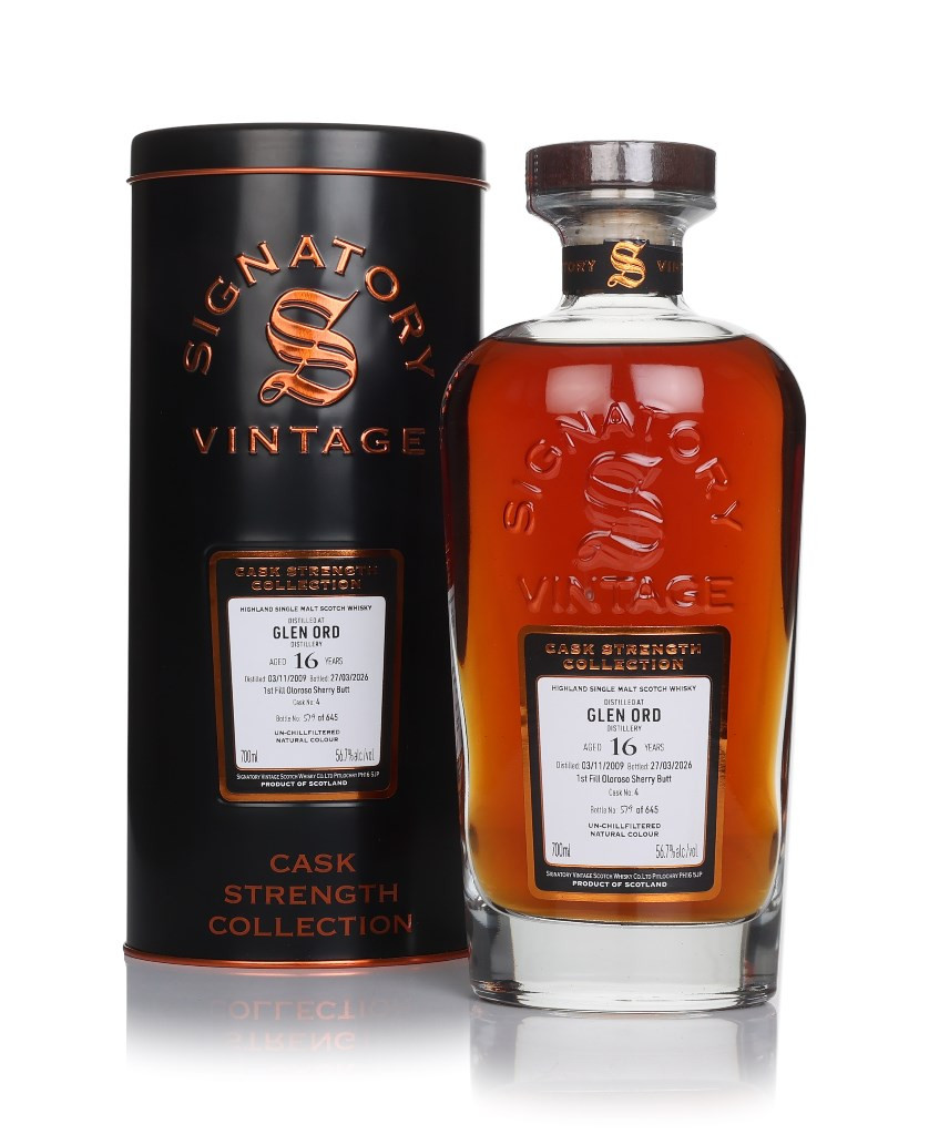 Glen Ord 16 Year Old 2009 (cask 4) - Cask Strength Collection (Signatory) 70cl 70 cl / 56.7% ABV