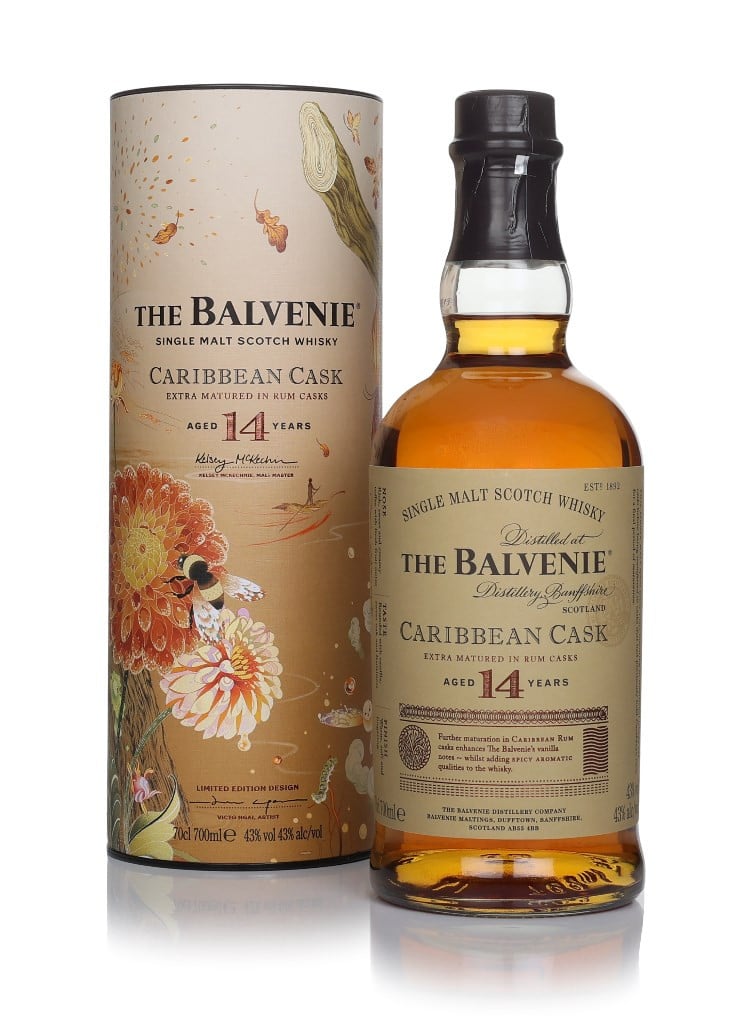 Balvenie 14 Year Old Caribbean Cask Victo Ngai Limited Edition 70cl 70 cl / 43% ABV