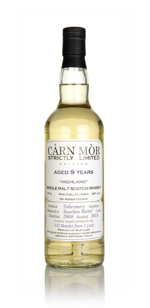 Tobermory 9 Year Old 2009 (bottled 2018) - Strictly Limited (Càrn