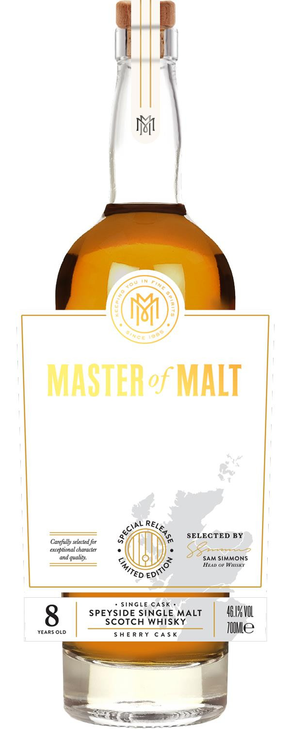 Speyside 8 Year Old - Personalised Label (Master of Malt)