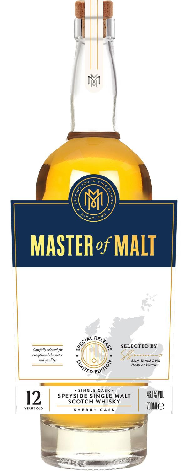 Speyside 12 Year Old - Personalised Label (Master of Malt)