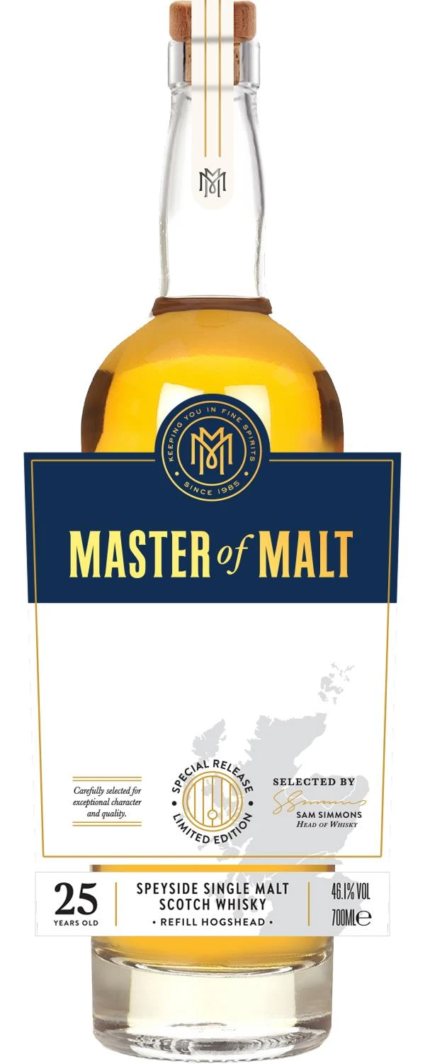 Speyside 25 Year Old - Personalised Label (Master of Malt)