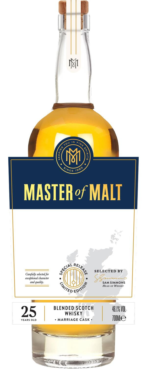 Blended Scotch 25 Year Old - Personalised Label (Master of Malt)