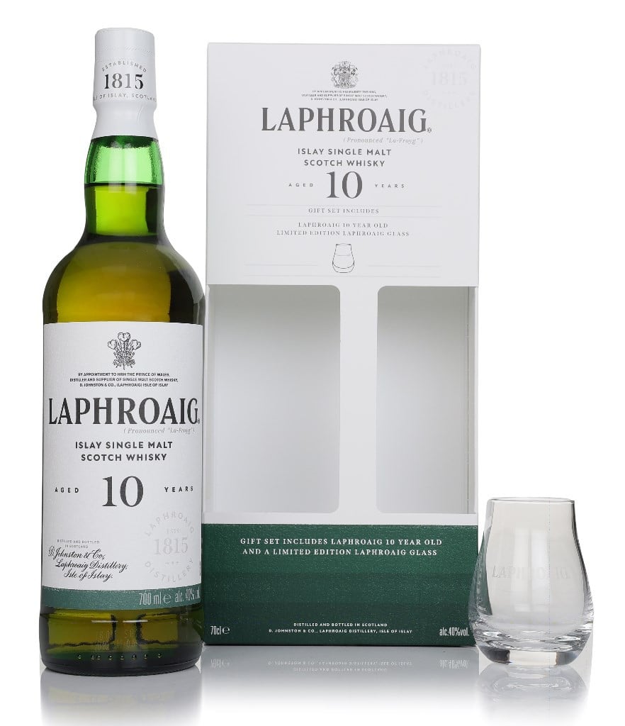 Laphroaig 10 Year Old Nosing Glass Pack