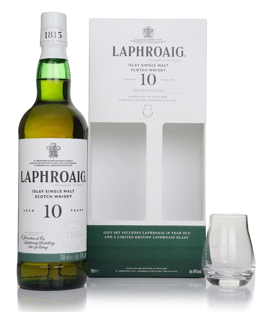 Laphroaig 10 Year Old Nosing Glass Pack