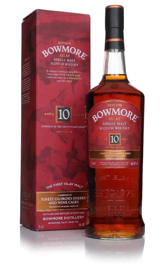 Bowmore 10 Year Old Devil’s Cask Inspired (1L)