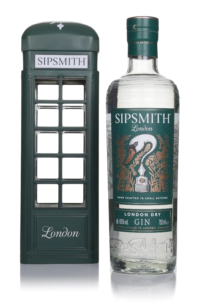 Sipsmith London Dry Gin Telephone Box Gift Pack