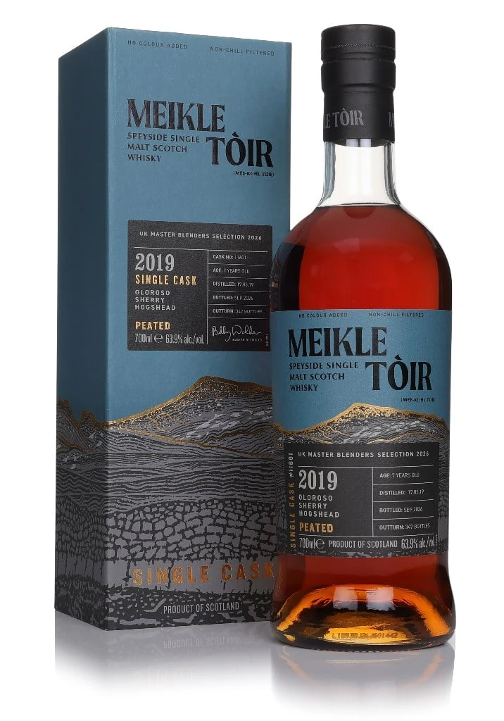 Meikle Toir 7 Year Old 2019 (cask 11601) - Oloroso Hogshead
