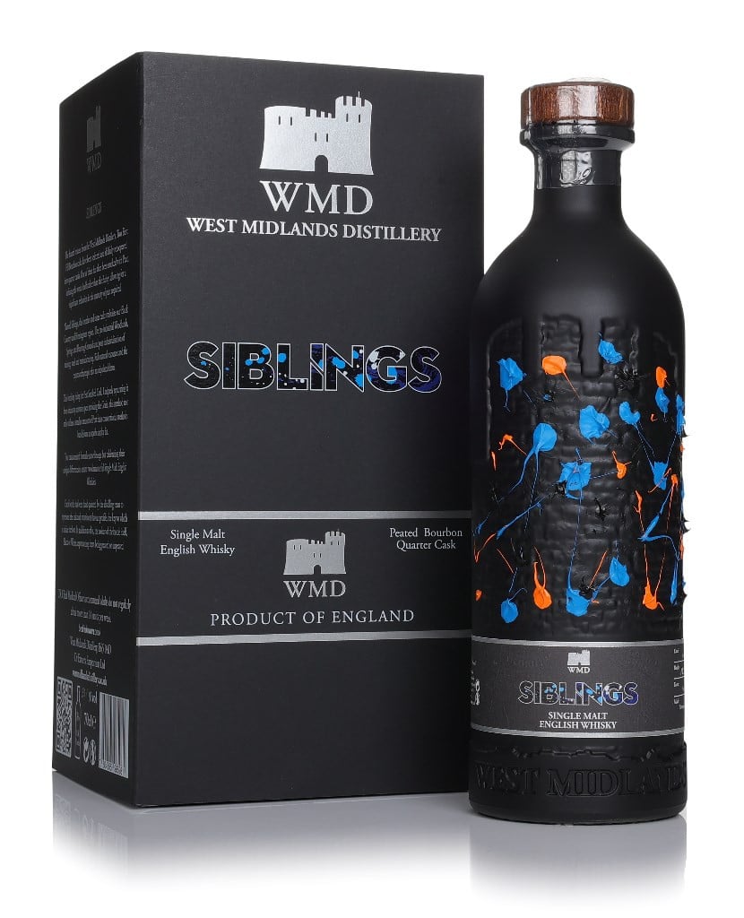West Midlands Distillery - Siblings Peated 70cl Whisky