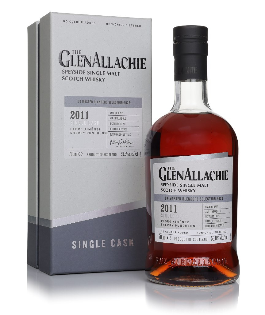 GlenAllachie 14 Year Old 2011 (cask 8287) - PX Puncheon