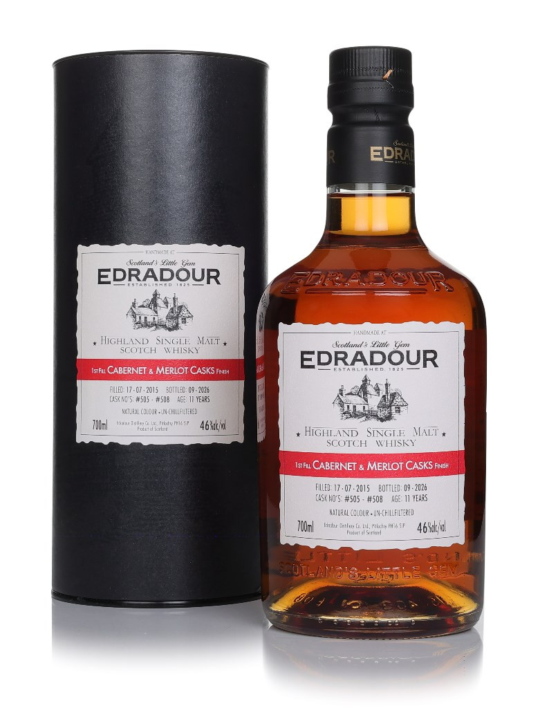 Edradour 11 Year Old 2015 - Michael Eppan Cabernet & Merlot Finish