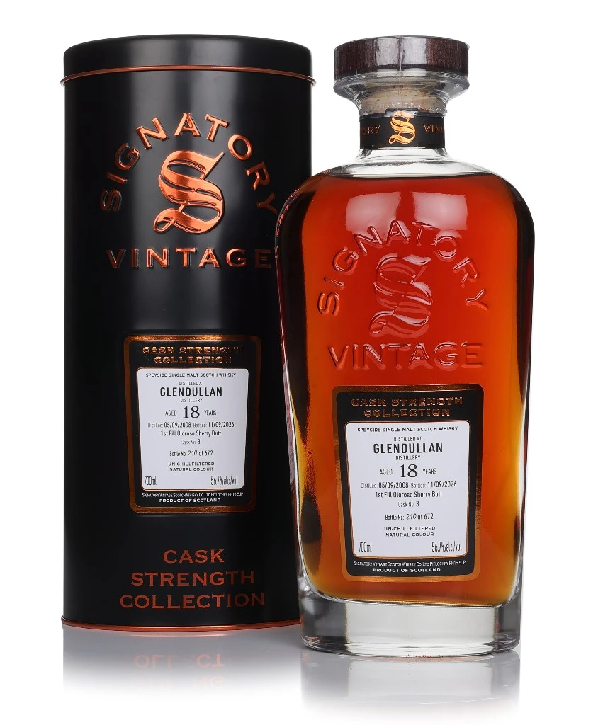 Glendullan 18 Year Old 2008 (cask 3) - Cask Strength Collection (Signatory)