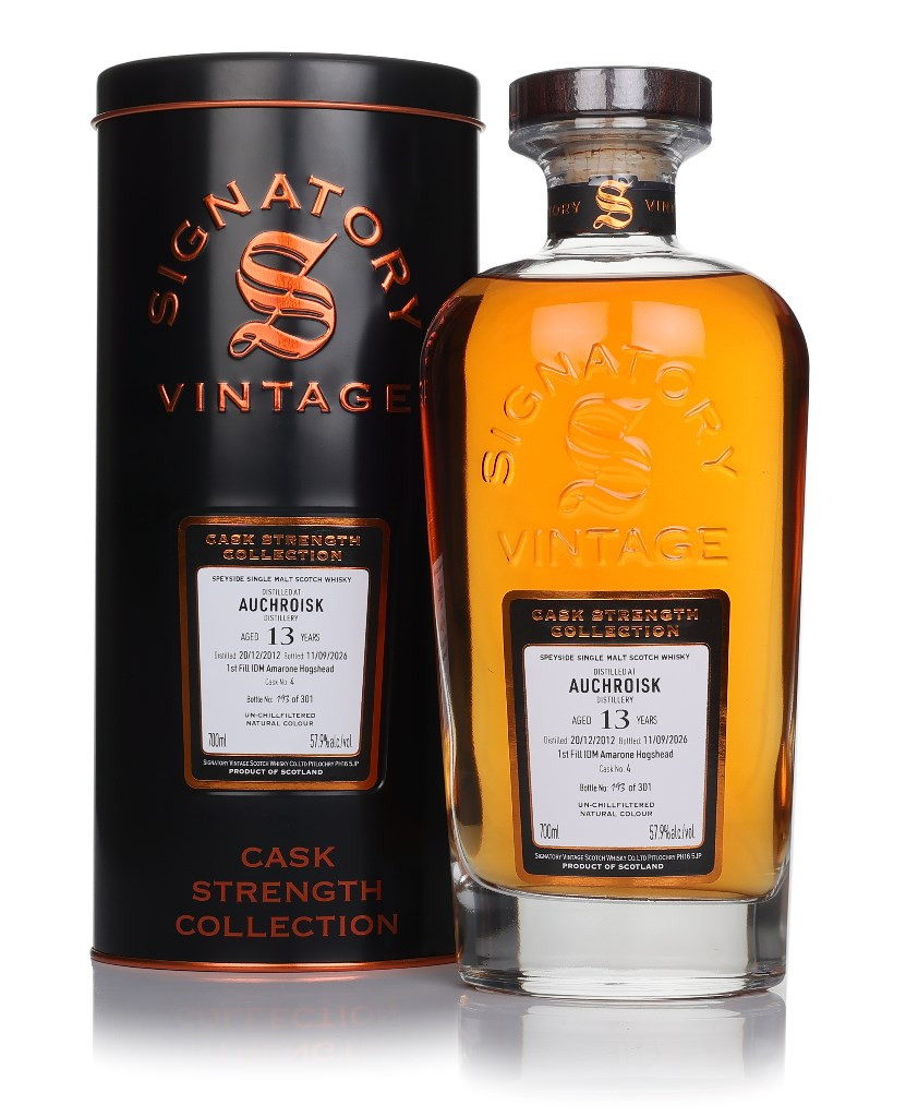 Auchroisk 13 Year Old 2012 (cask 4) - Cask Strength Collection (Signatory)