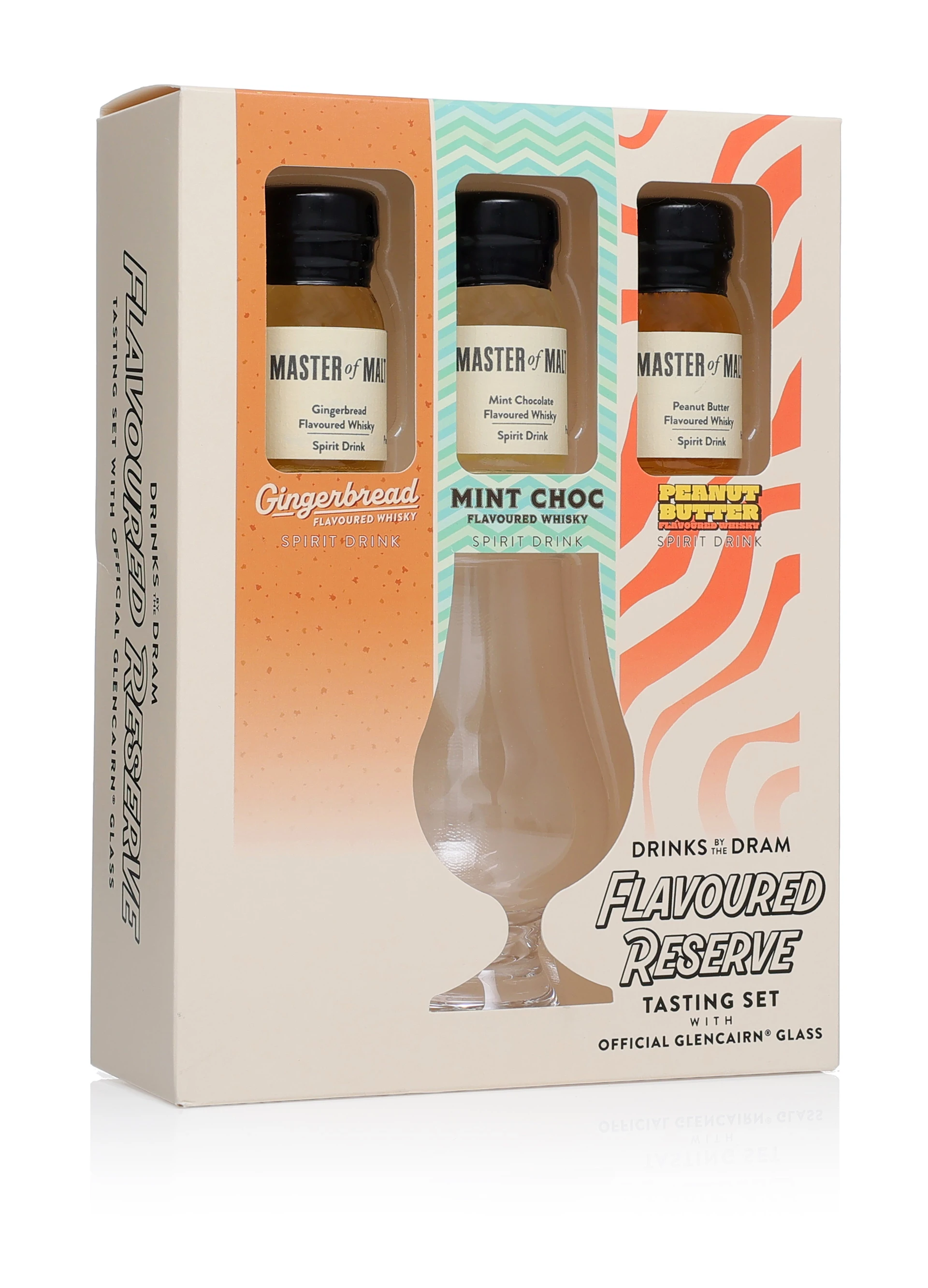 Flavoured Whisky Reserve 3 Dram Tasting Set with Glass