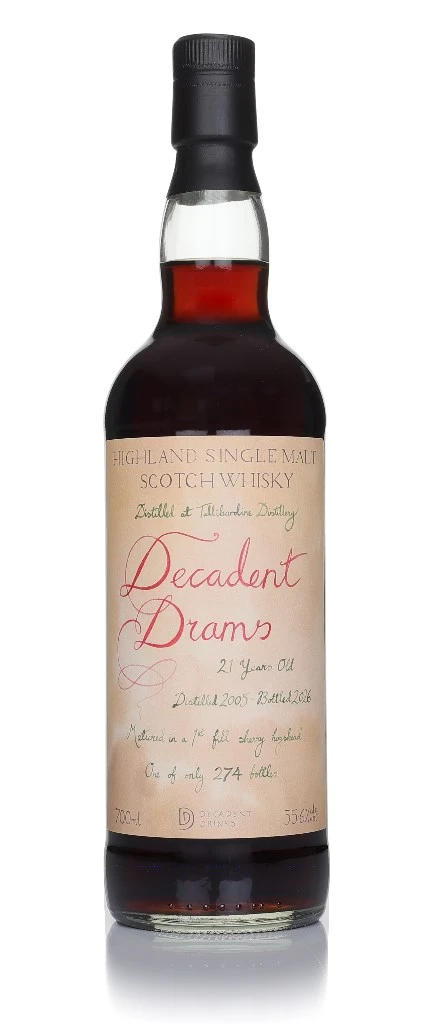 Tullibardine 21 Year Old 2005 - Decadent Drams (Decadent Drinks)