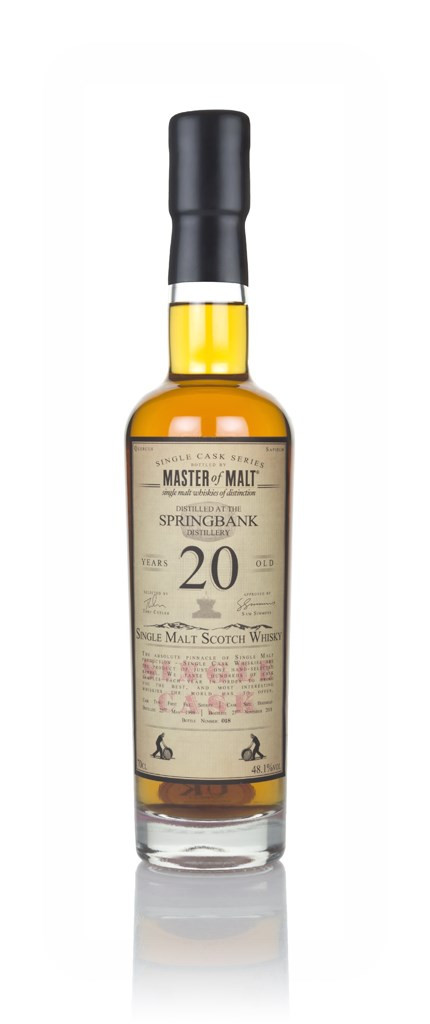 Springbank 20 Year Old 1998 - Single Cask (Master of Malt) 70cl