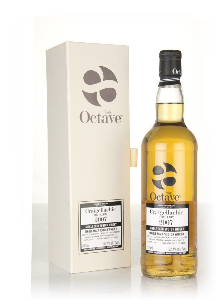 Craigellachie 10 Year Old 2007 (cask 7521493) - The Octave (Duncan Taylor) 70cl