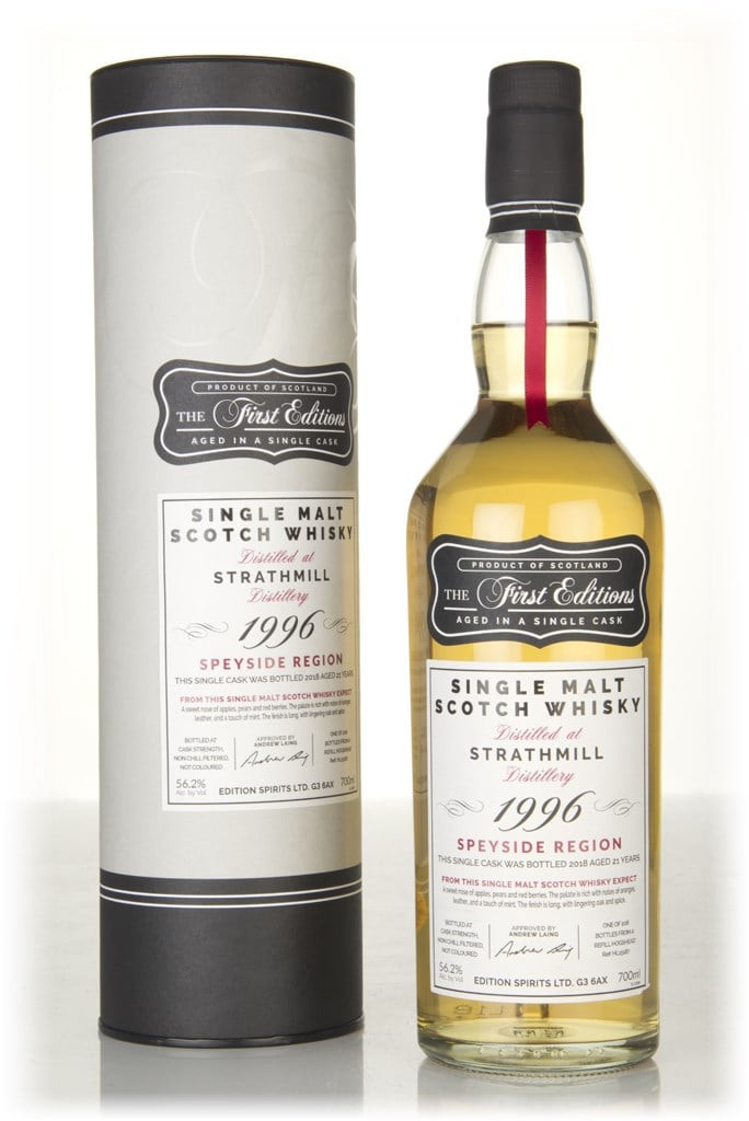 Strathmill 21 Year Old 1996 (cask 15187) - The First Editions (Hunter Laing) 70cl