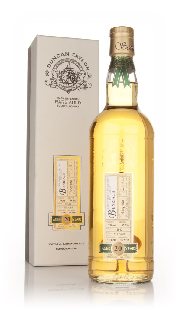 Benriach 20 Year Old 1990 - Rare Auld (Duncan Taylor) 70cl