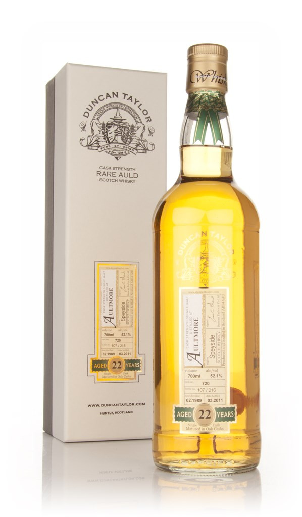Aultmore 22 Year Old 1989 - Rare Auld (Duncan Taylor) 70cl