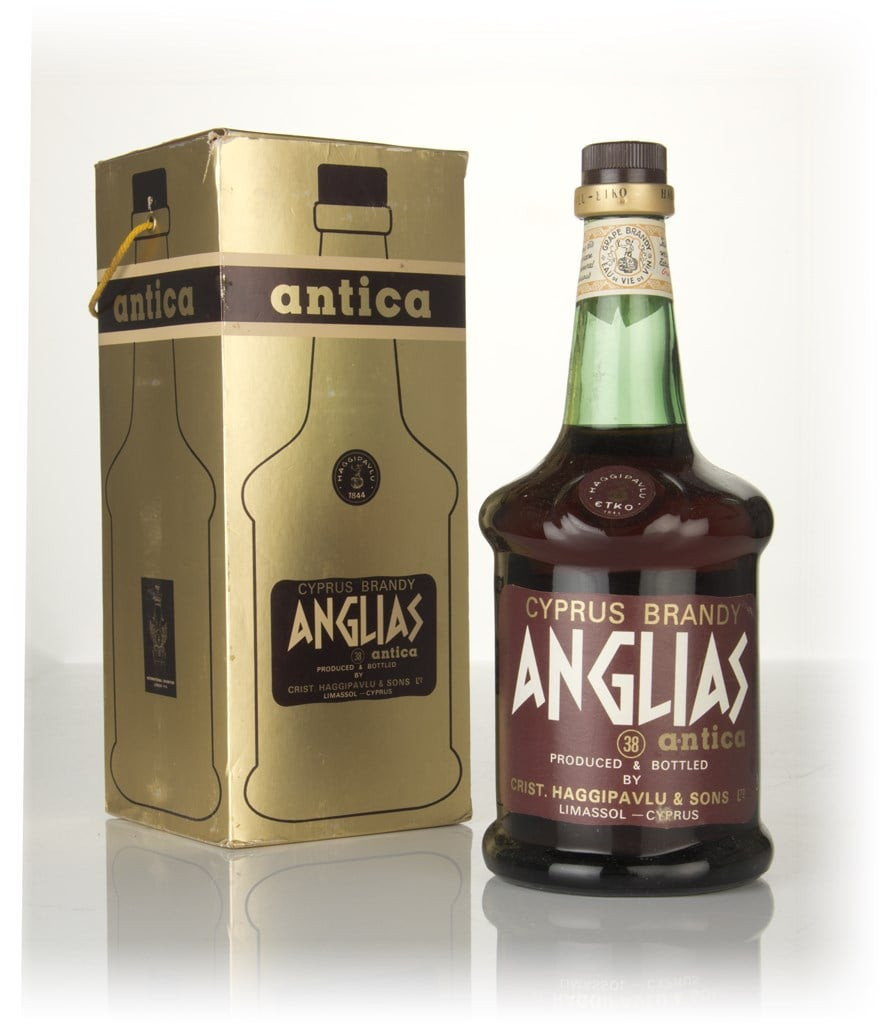 Antica Anglias Cyprus Brandy - 1970s 75cl