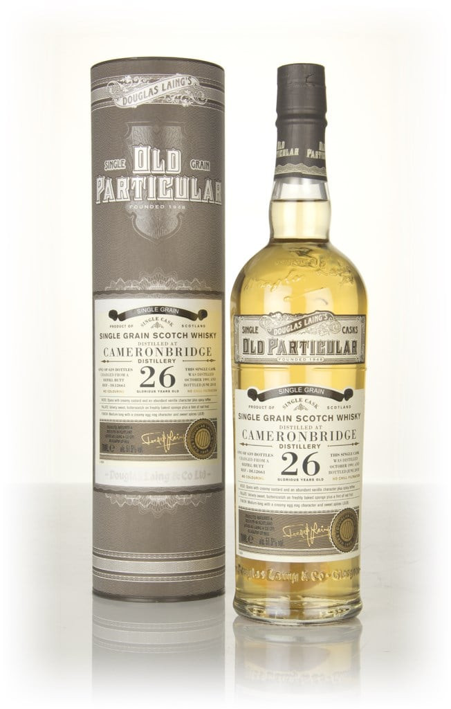 Cameronbridge 26 Year Old 1991 (cask 12661) - Old Particular (Douglas Laing) 70cl