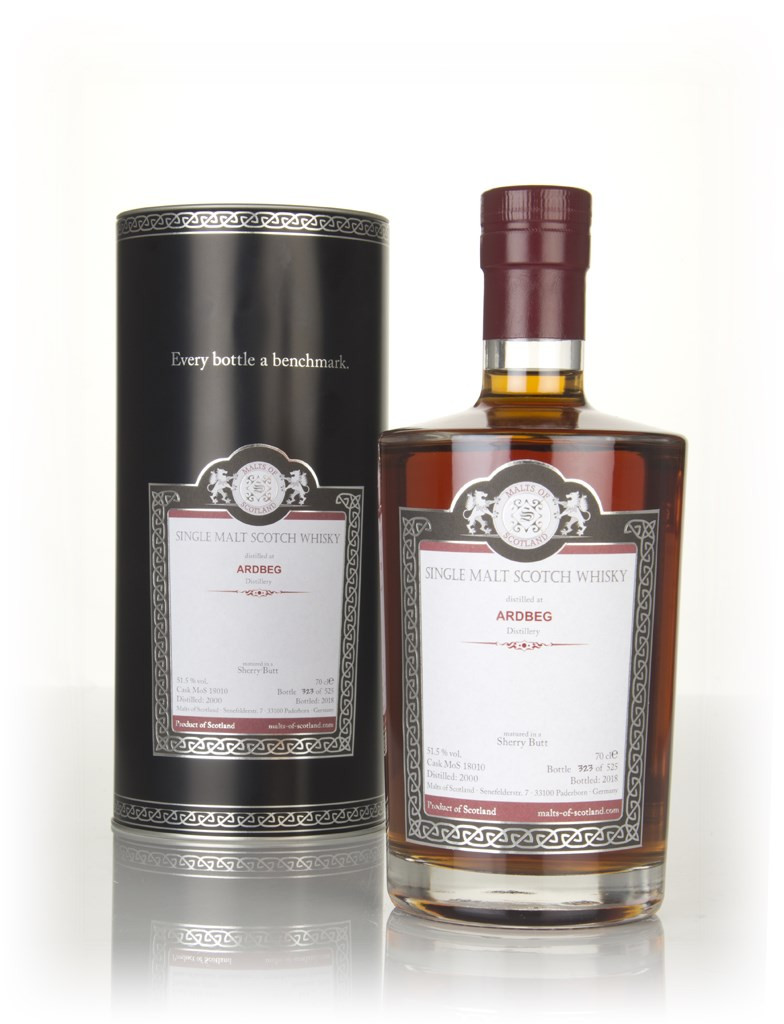 Ardbeg 2000 (bottled 2018) (cask 18010) - Malts of Scotland 70cl