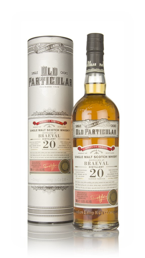 Braeval 20 Year Old 1997 (cask 12399) - Old Particular (Douglas Laing) 70cl