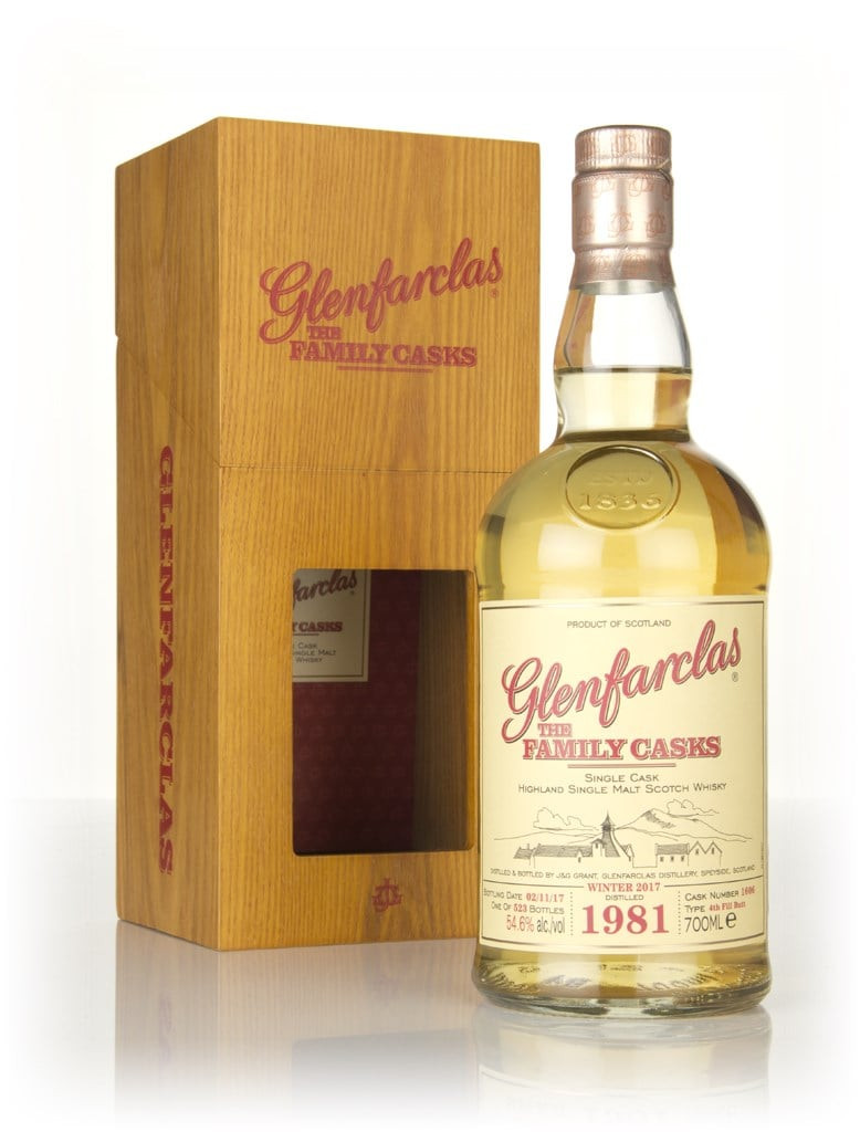 Glenfarclas 1981 (cask 1606) Family Cask Winter 2017 Release 70cl