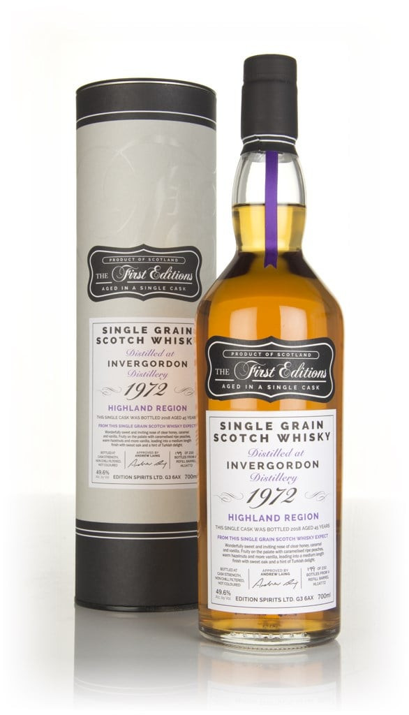 Invergordon 45 Year Old 1972 (cask 14772) - The First Editions (Hunter Laing) 70cl