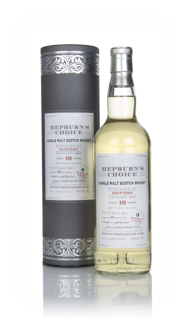 Dufftown 10 Year Old 2007 - Hepburn's Choice (Langside)
