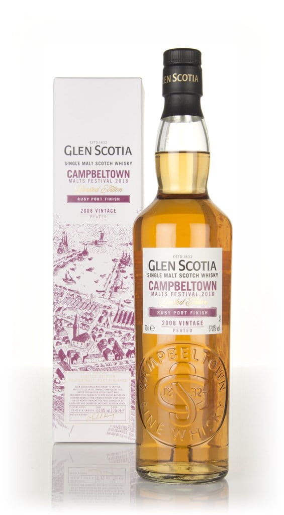 Glen Scotia 2008 (Peated Ruby Port Finish) - Campbeltown Malts Festival 2018 70cl