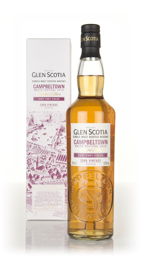 Glen Scotia 2008 (Peated Ruby Port Finish) - Campbeltown Malts Festival 2018 70cl