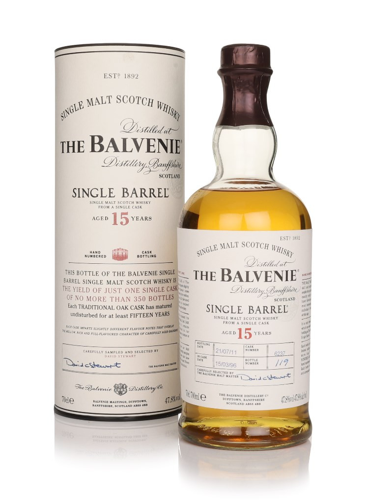 Balvenie 15 Year Old 1996 (cask 6237) Single Barrel 70cl