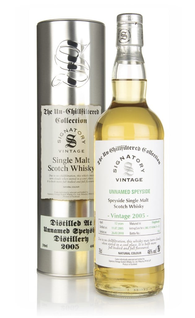 Unnamed Speyside 12 Year Old 2005 - Un-Chillfiltered Collection (Signatory) 70cl