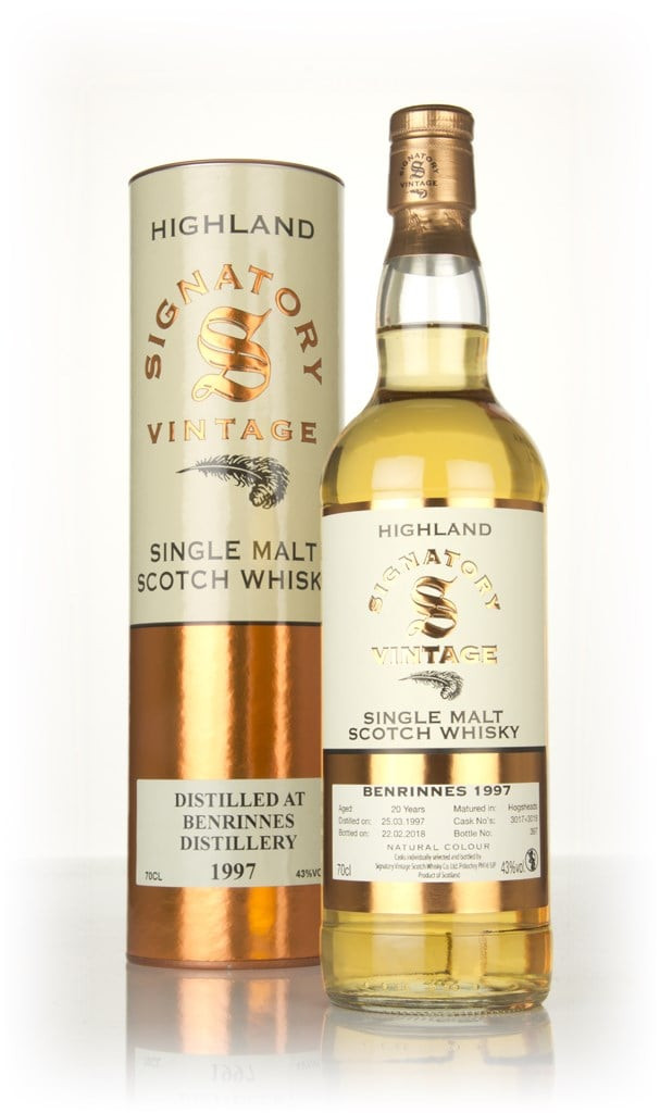 Benrinnes 20 Year Old 1997 (casks 3017 & 3018) - Signatory 70cl