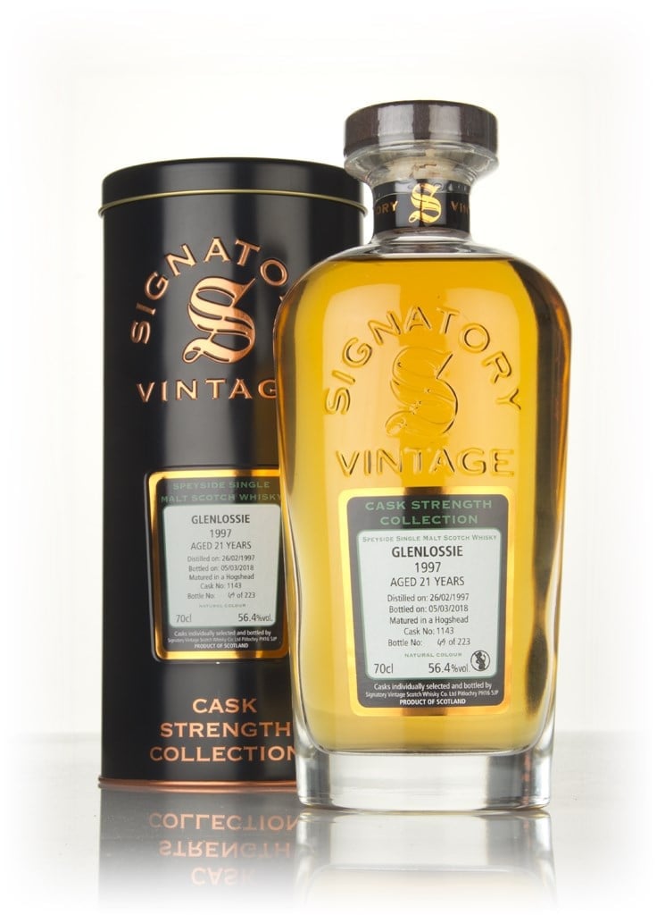 Glenlossie 21 Year Old 1997 (cask 1143) - Cask Strength Collection (Signatory) 70cl