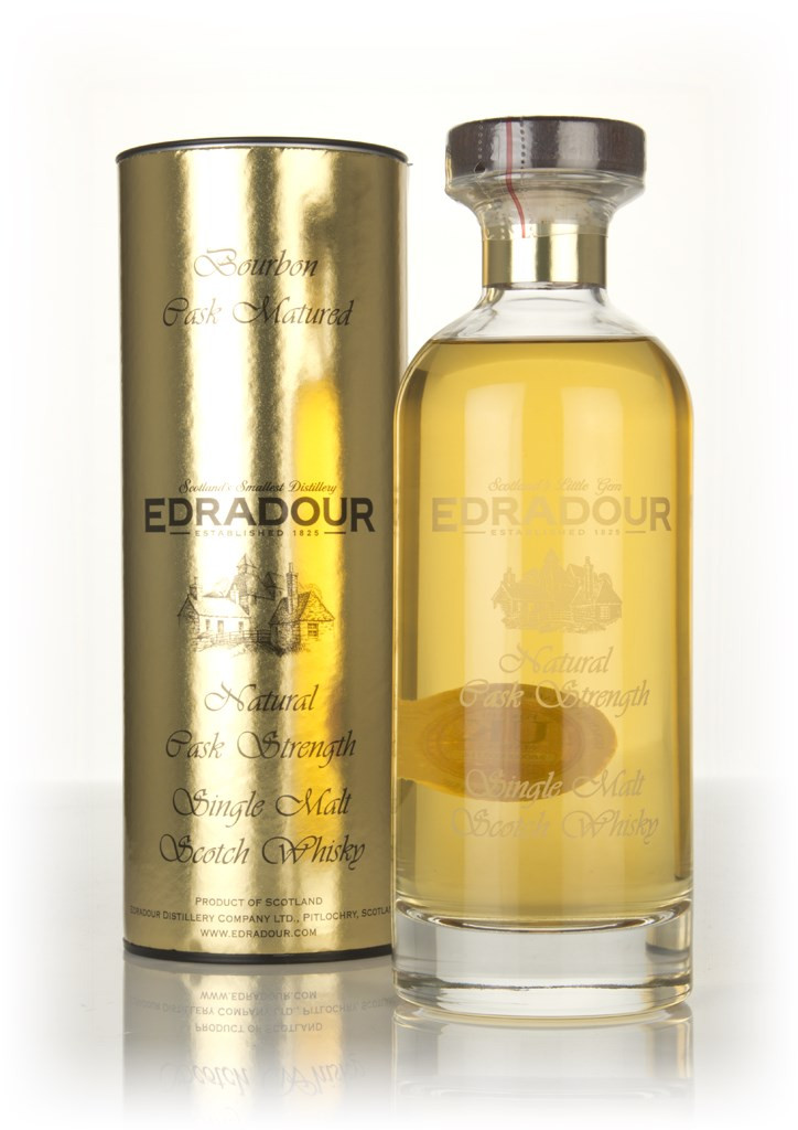 Edradour 10 Year Old 2007 Bourbon Cask Matured Natural Cask Strength - Ibisco Decanter
