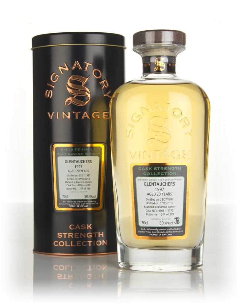 Glentauchers 20 Year Old 1997 (cask 4168 & 4170) - Cask Strength Collection (Signatory) 70cl