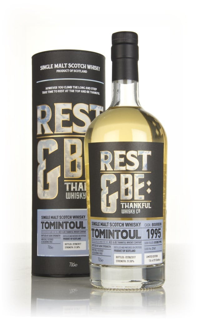 Tomintoul 22 Year Old 1995 (cask 2141) (Rest & Be Thankful) 70cl