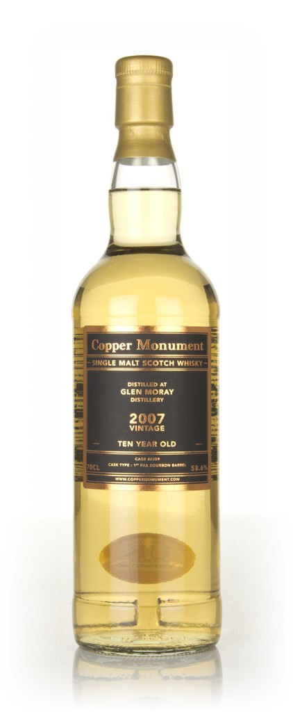 Glen Moray 10 Year Old 2007 (cask 6359) - Copper Monument 70cl