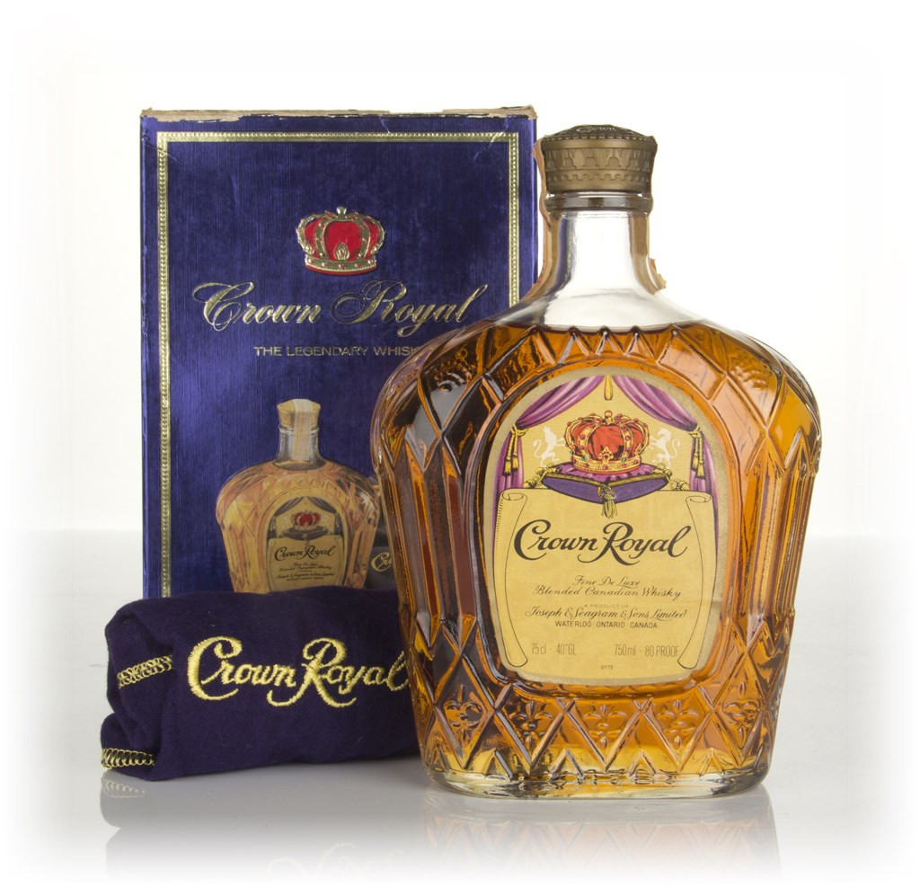 Crown Royal Canadian Whisky - 1977 75cl