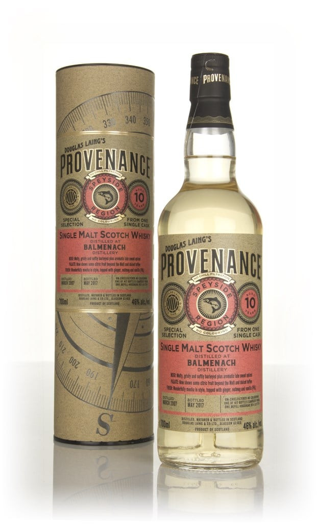 Balmenach 10 Year Old 2007 (cask 11774) - Provenance (Douglas Laing) 70cl