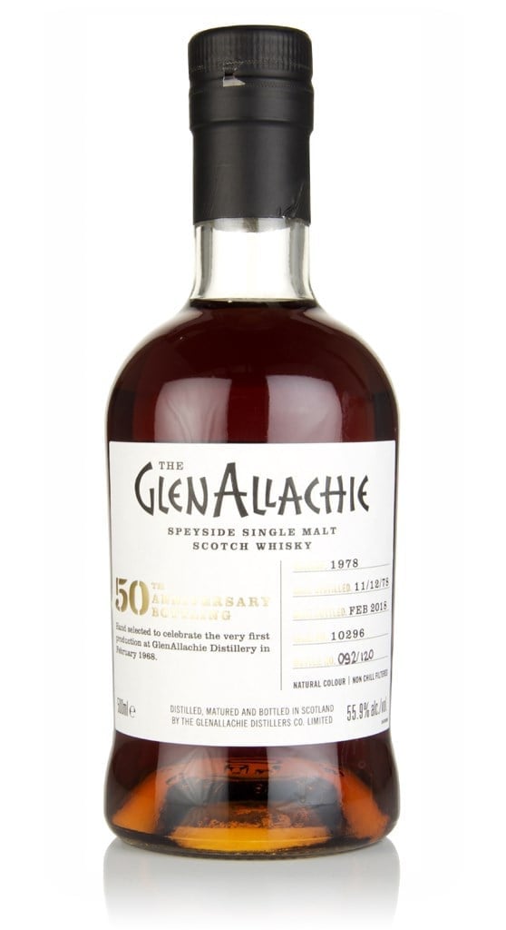 GlenAllachie 39 Year Old 1978 (cask 10296) - 50th Anniversary Bottling 50cl
