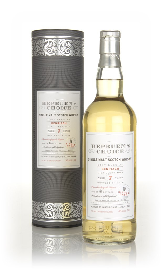 Benriach 7 Year Old 2010 - Hepburn's Choice (Langside)