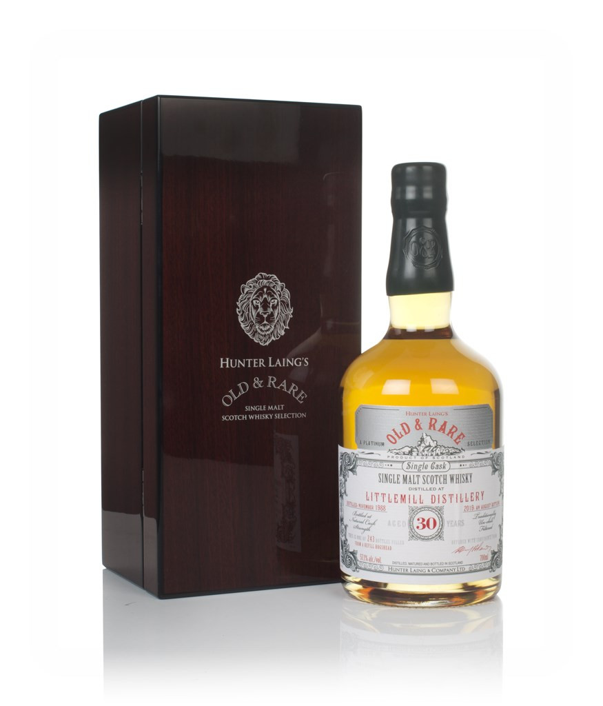 Littlemill 30 Year Old 1988 - Old & Rare Platinum (Hunter Laing) 70cl