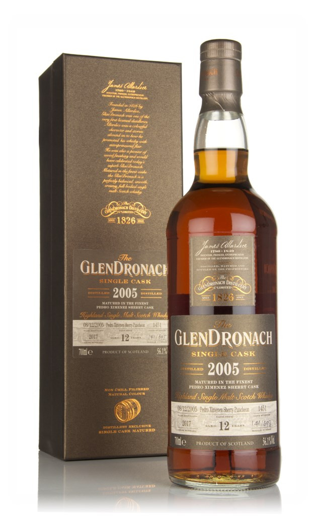 The GlenDronach 12 Year Old 2005 (cask 1451) 70cl